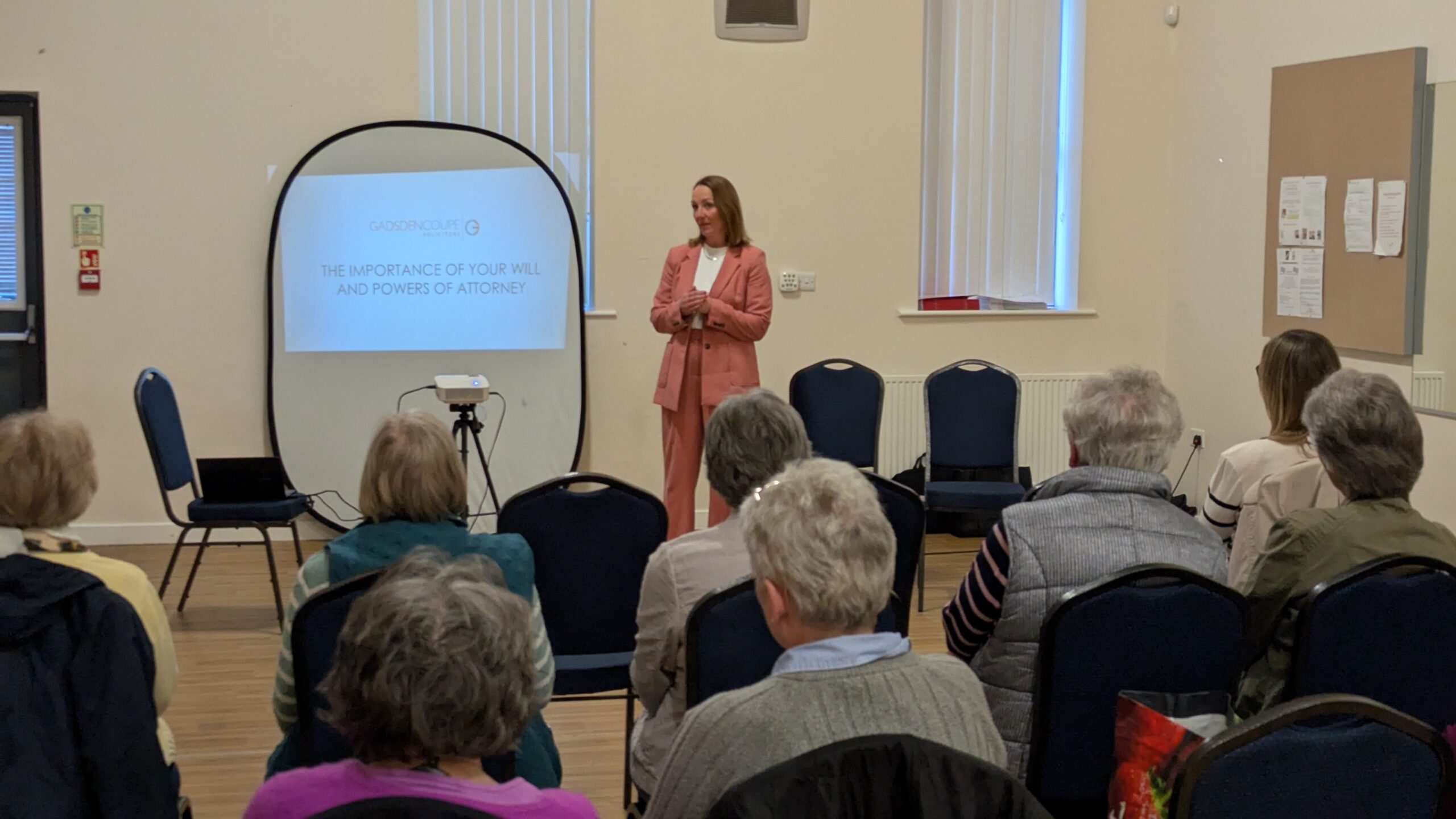 Emma from Gadsden Coupe speaks to Weeton Women's Institute